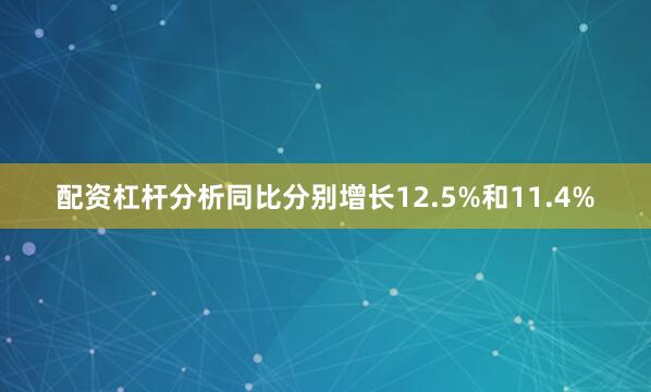 配资杠杆分析同比分别增长12.5%和11.4%